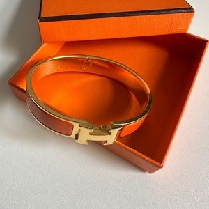 Authentic Hermes Clic H Bracelet